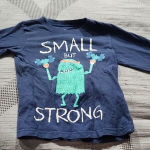 Small But Strong Kids Shirt - Blue